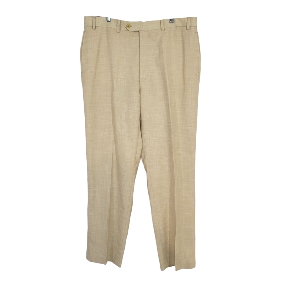 Ralph Ralph Lauren Khaki Flat Front Pants 36 x 32